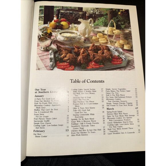Lot Of 2 Southern Living Annual Recipes 1982 1988 Cookbooks - Picture 13 of 16